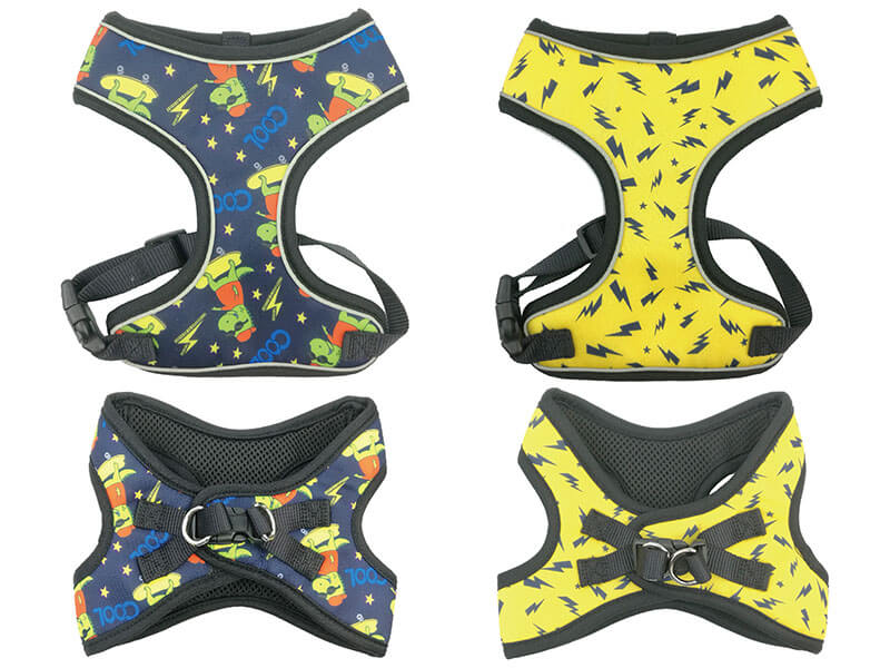 full color print harness for dogs