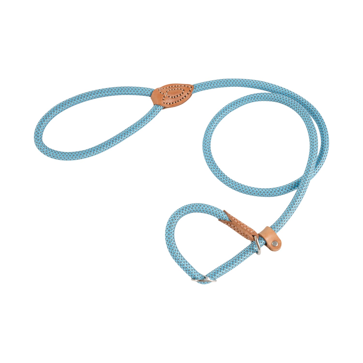 A collection of high-quality dog leashes showcasing different materials and hardware