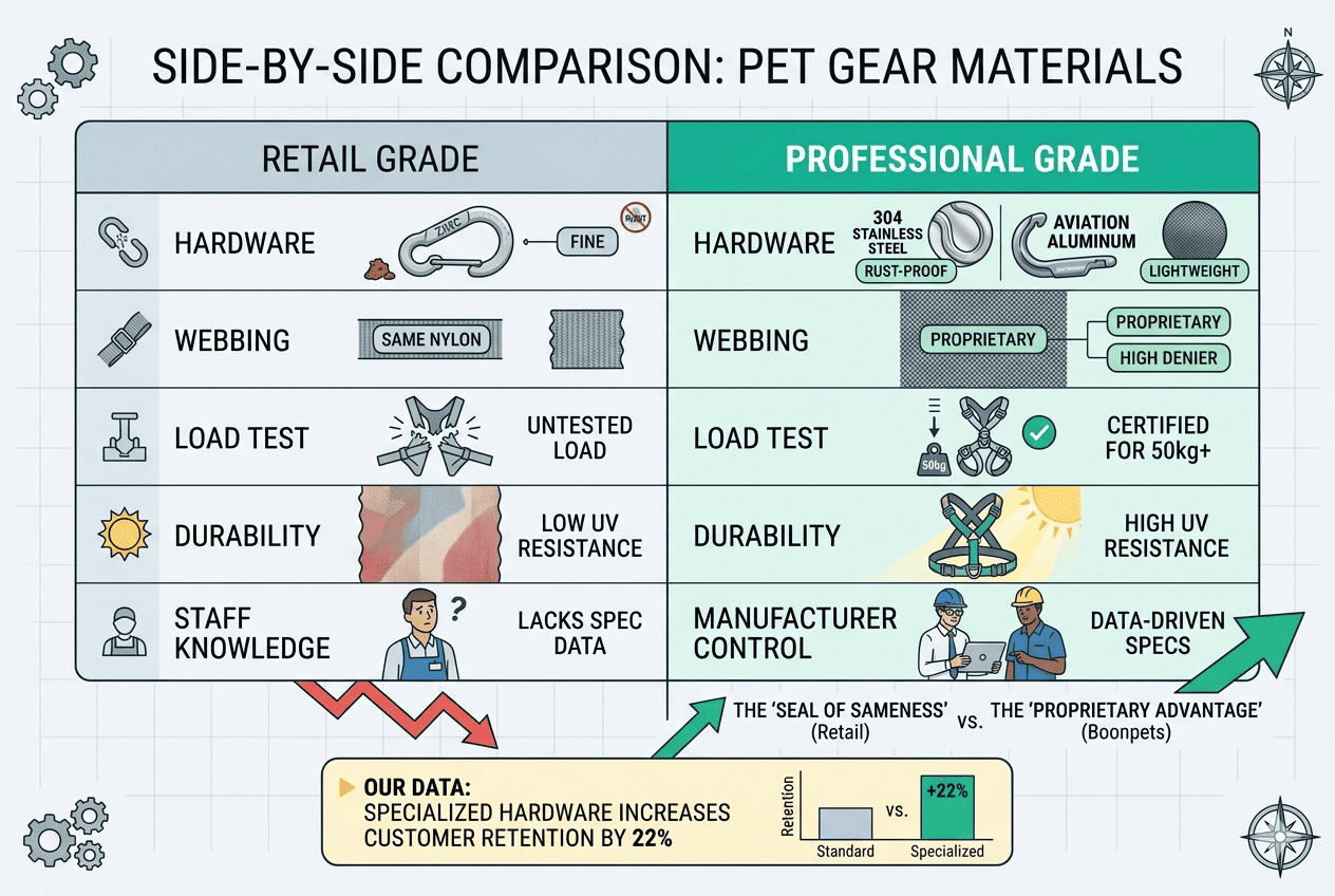 Retail Grade' vs. 'Professional Grade' materials