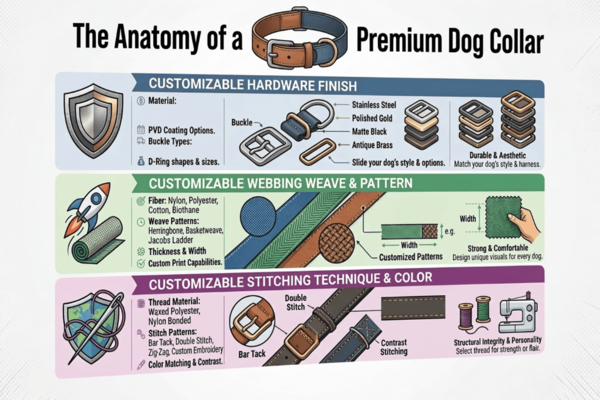The Anatomy of a Premium Dog Collar