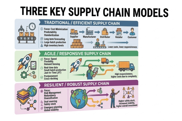 Comparing Supply Chain Models